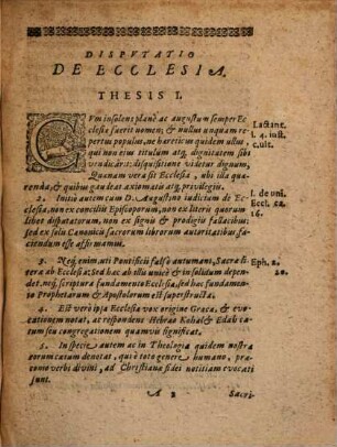 Disputatio XIII. De ecclesia