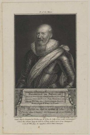 Bildnis des Maximilien de Bethune