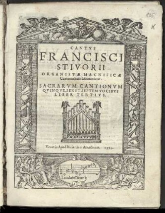 Francesco Stivori: Sacrarum cantionum quinque, sex et septem vocibus liber tertius ...