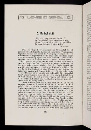 140-173, C. Katholizität