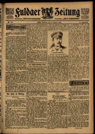 Ausgabe vom Dienstag, den 16. August 1904.
