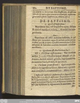 De Baptismo.