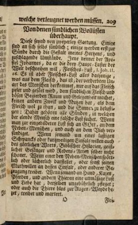 209-232, Von den suendlichen Wolluesten ueberhaupt.