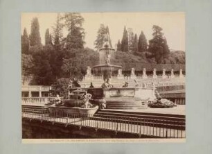 Boboli-Garten (Palazzo Pitti), Florenz: Amphitheater mit Brunnen