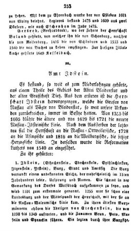 m. Amt Idstein.