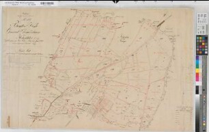 Werne (Werne), Teilung des Hohefeldes, Brouillonkarte