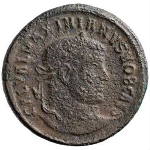 Münze, Follis, 302 - 303 n. Chr.