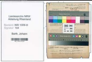 Entnazifizierung Johann Barth , geb. 26.04.1888 (Landwirt)