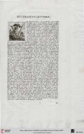 All'erudito lettore