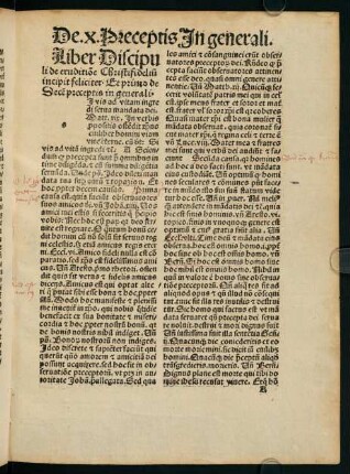 A1r-A3r, De decem preceptis
