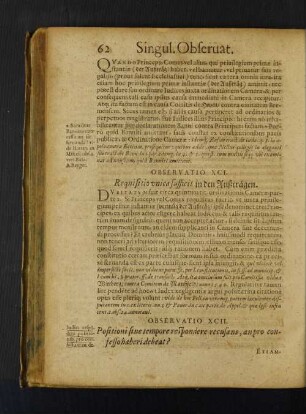Observatio XCII. Positioni sine tempore respondere recusans, an pro confesso haberi debeat?