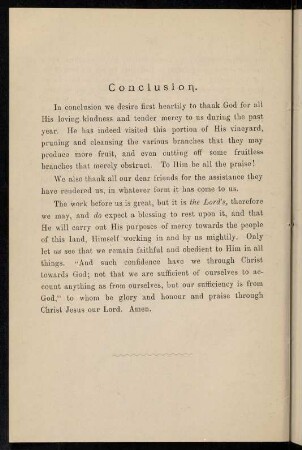 106, Conclusion