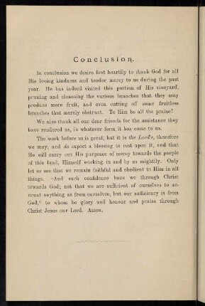 106, Conclusion