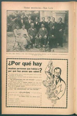 Notas escolares.- San Luis