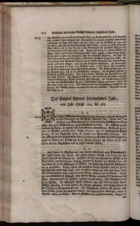 Des Bischof Alberts siebenzehntes Jahr, vom Jahr Christi 1214 bis 1215.