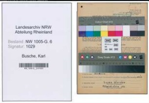Entnazifizierung Karl Busche , geb. 03.10.1903 (Heizer)