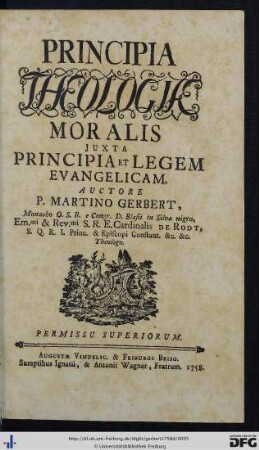 Principia Theologiae Moralis Juxta Principia Et Legem Evangelicam