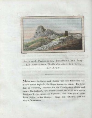 Reise nach Tschorguna, Balaklawa und längs dem westlichen Theile des südlichen Ufers der Krym