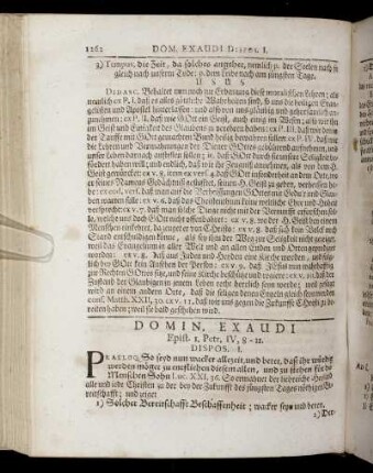 Domin. Exaudi - Epistola Feria I. Pentecostes,