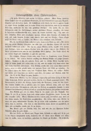 Lebensgeschichte eines Opiumrauchers