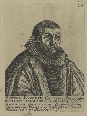 Bildnis des Iacobus Colerus