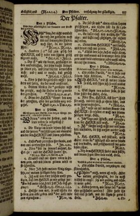Der Psalter.