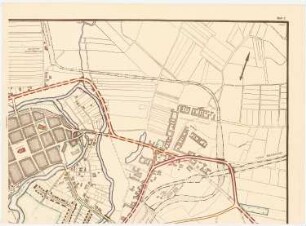 Bebauungsplan der Stadterweiterung, Treptow/Rega: Grundplan und Lageplan 1:2000, bestehend aus vier Blättern: Inv.Nr. 21409, 21410, 21411, 21412, hier Blatt 2