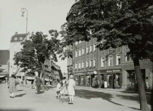 Bautzen. Kornmarkt. Blick nach Osten