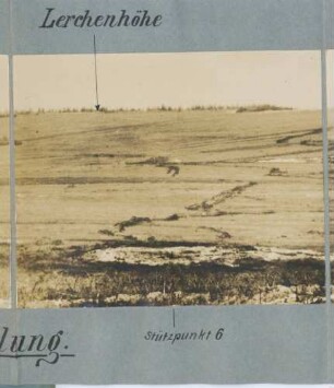 Foto feindlicher Anlagen gegenüber dem "Franzosenwald", Teil 5 (Rundbild)