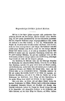 Gegenwärtiger sittlicher Zustand Berlins