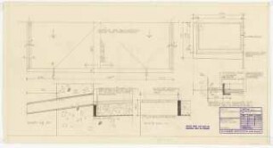 Wohnhaus Mildenberger, Hochberg: Balkongeländer: Ansichten 1:10, Details 1:1