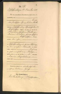 Standesamtsbuch der Stadt Aschaffenburg: Geburten 365/1900 - 184/1901