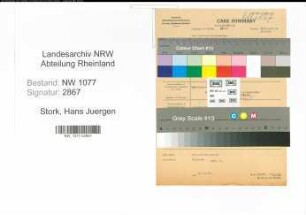 Entnazifizierung Hans Juergen Stork , geb. 00.00.0000 (Bahnpolizist)