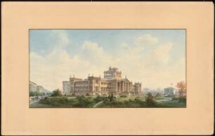 Reichstag, Berlin: Perspektivische Ansicht