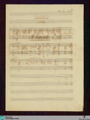 2 Chorale arrangements - Don Mus.Ms. 1068|6 : harmonium