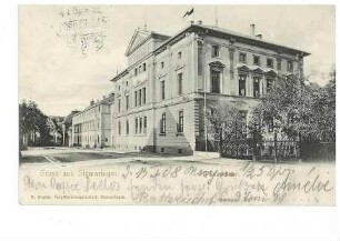 Prinzenpalais in Sigmaringen (Ansicht von der Karlstraße)