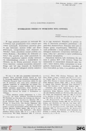 25: Wyobrażenie śmierci w twórczości Wita Stwosza