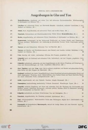 Ausgrabungen in Glas und Ton (Nr. 474-506)