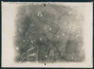 Foto des Geländes um Lindenhoek südwestlich von Ypern (Luftbild)