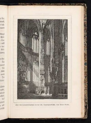 Das Sacramentshäuschen in der St. Laurenziuskirche, von Adam Krafft.