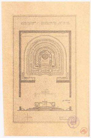 Rosengarten: Grundriss 1:200