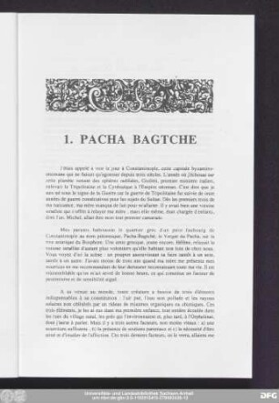 1. Pacha Bagtche
