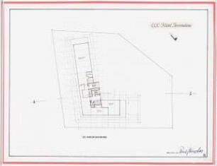 Hotel (»CCC«), Torremolinos: Grundriss 12.OG [1:200]