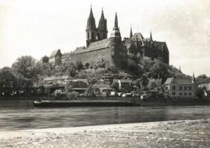 Meißen. Burgberg mit Dom, Bischofsburg und Albrechtsburg