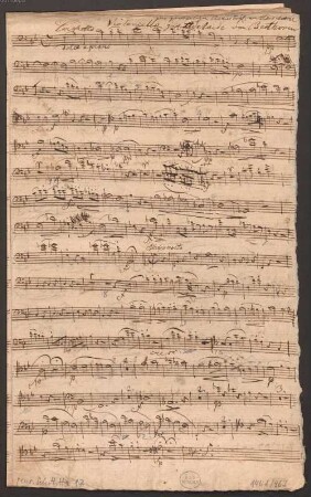 Adelaide, V, i (4), pf, LvBWV op.46, B-Dur, Arr - BSB Mus.Schott.Ha 17 : [caption title, vlc:] zur gewöhnlichen Clavierbegl: von Heuschkel // Violoncello zur Adelaide von Beethoven