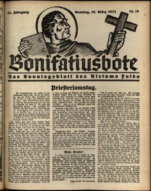 Ausgabe vom Sonntag, den 10. März 1935.