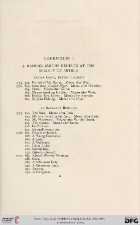 Addendum I