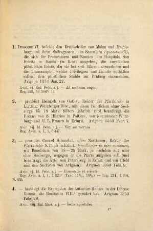 Päbstliche Urkunden und Regesten, die Gebiete der heutigen Provinz Sachsen und deren Umlande betreffend, bearbeitet von Gustav Schmidt, 2