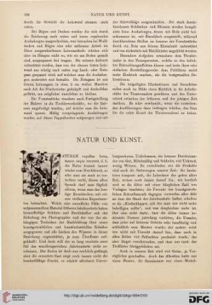 Natur und Kunst