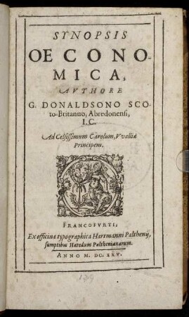 Synopsis Oeconomica